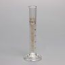 Цилиндр мерный 1-25-1 с носиком на стеклянном основании