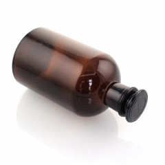 Склянка для реактивов 1000 мл из темного стекла с узкой горловиной и притертой пробкой