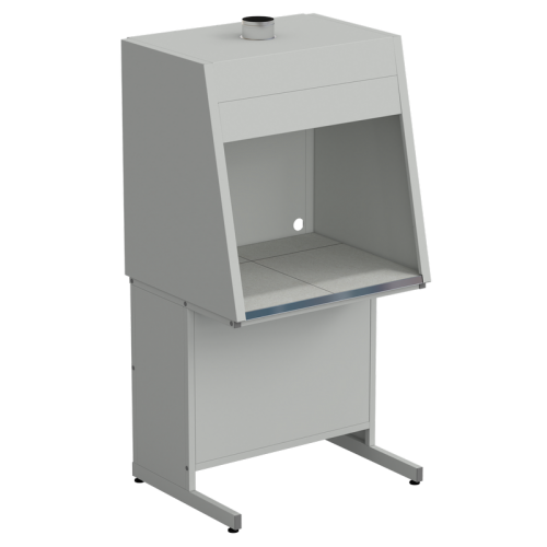 Шкаф для нагревательных печей 920х780х1870 мм, цвет изделия - серый, раб. поверхность - КЕРАМОГРАНИТ