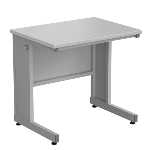 Стол ученический 800х600х760, раб. поверхность - ЛАМИНАТ БЕЛЫЙ