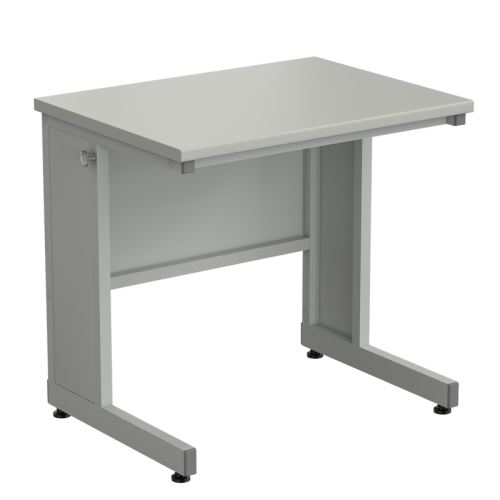 Стол ученический 800х600х760, раб. поверхность - ЛАМИНАТ СЕРЫЙ