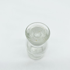 Склянка для реактивов 60 мл из светлого стекла с широкой горловиной и притертой пробкой