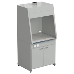 Шкаф для нагревательных печей с тумбой 920х780х1870 мм, цвет изделия - серый, раб. поверхность - КЕРАМИКА