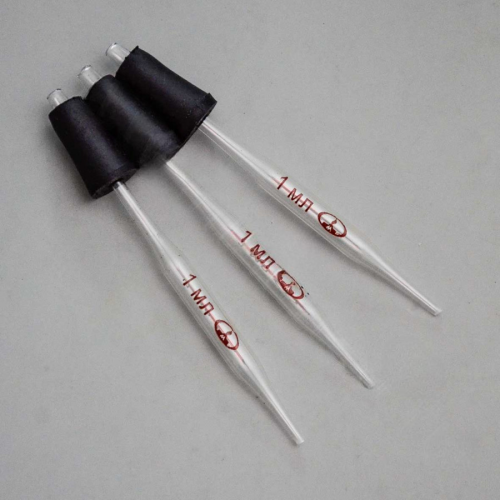 Пипетка с пробкой к прибору Флоринского 1,0±0,1 мл, тип II