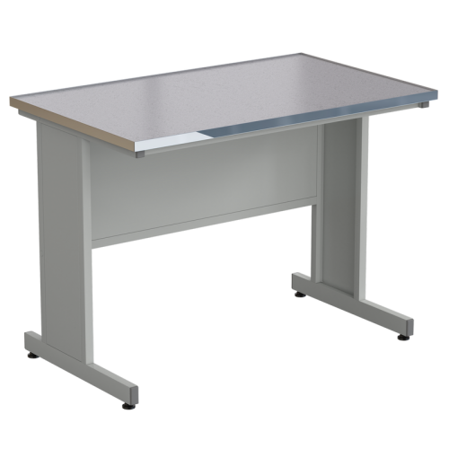 Стол пристенный 1500х750х750 мм, раб. поверхность - МОНОЛИТНЫЙ КЕРАМОГРАНИТ