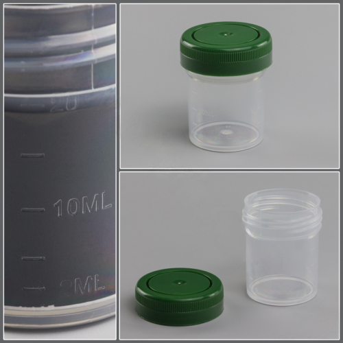 Контейнер для гистологии с завинчивающейся крышкой 20 мл, 35х40 мм, н/с, 1000 шт/уп.