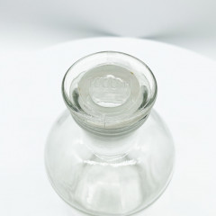 Склянка для реактивов 1000 мл из светлого стекла с узкой горловиной и притертой пробкой