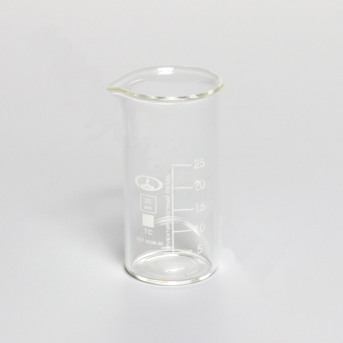 Стакан В-1-25 высокий с делениями и носиком, ТС