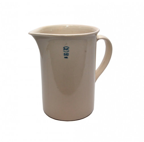 Кружка фарфоровая №2 с ручкой и носиком, 500 мл