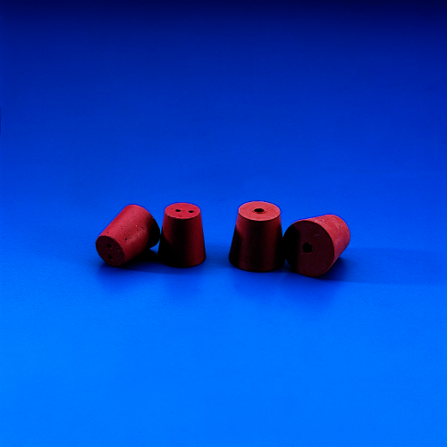 Пробка резиновая с отверстием 1, 30/21 мм, h-29 мм, Kartell