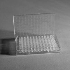 Планшет иммунологический с крышкой, 96 лунок, П-образное дно, стерильный, п/с