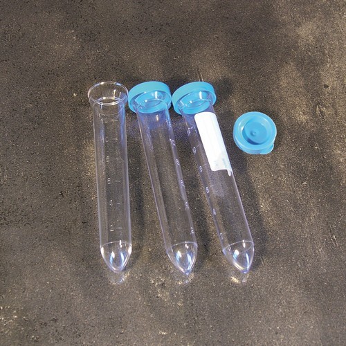 Пробирка для урины 12 мл, 17х105 мм, с делениями и крышкой, нестерильная, п/с, Aptaca