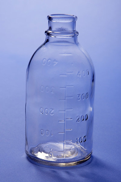Бутылка для кровезаменителей с гладким горлом МТО-450, 15 шт/уп.