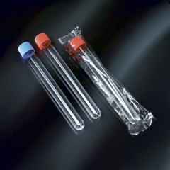 Пробирка цилиндрическая 20 мл, 16х150 мм, с винтовой крышкой, без делений, п/с, Aptaca, 500 шт/уп.