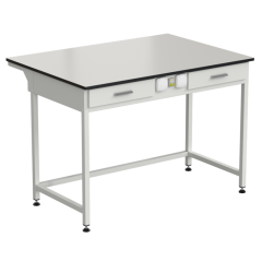 Стол лабораторный с 2-мя ящиками и электрикой 1200х850х850 мм, раб. поверхность - LABGRADE