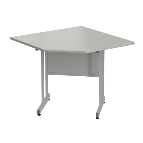 Стол угловой 1100х1100х900 мм, раб. поверхность - ЛАМИНАТ СЕРЫЙ
