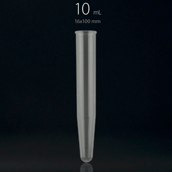 Пробирка коническая без делений и пробки 10 мл, 16х100 мм, нестерильная, п/п, FL Medical, 2000 шт/уп.