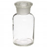 Склянка для реактивов 2500 мл из светлого стекла с широкой горловиной и притертой пробкой