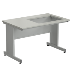 Приставка для весового стола 1200х750х750 мм, раб. поверхность - ЛАМИНАТ СЕРЫЙ