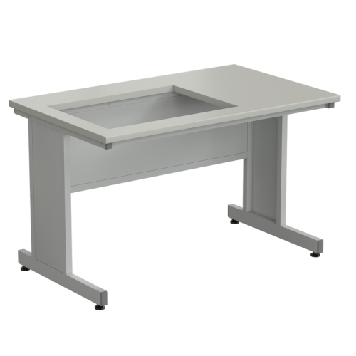 Приставка для весового стола 1200х750х750 мм, раб. поверхность - ЛАМИНАТ СЕРЫЙ