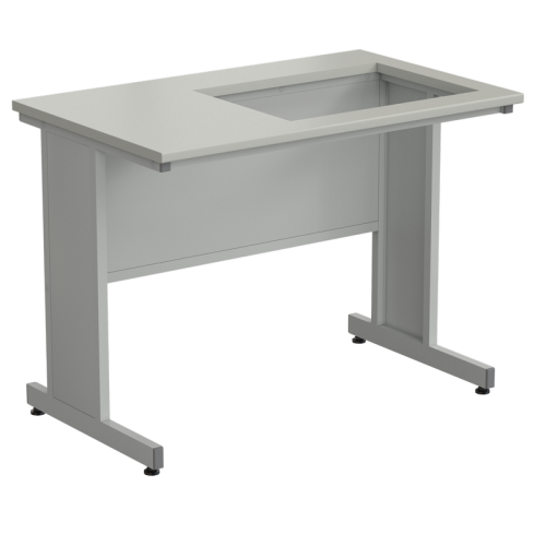 Приставка для весового стола 1200х750х900 мм, раб. поверхность - ЛАМИНАТ СЕРЫЙ