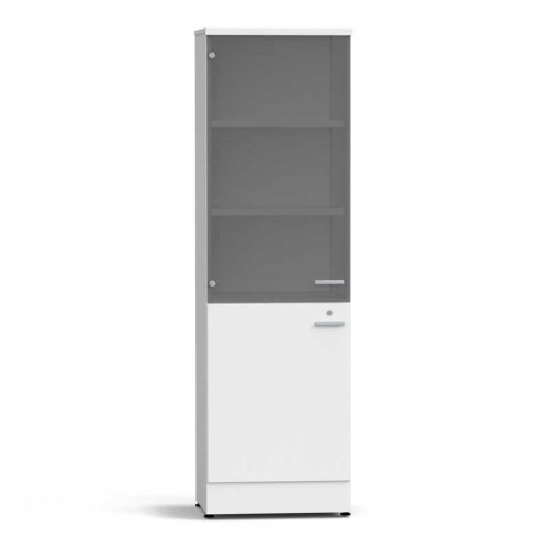 Шкаф для посуды 600х500х2000 мм белый