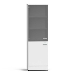 Шкаф для посуды 600х500х2000 мм белый