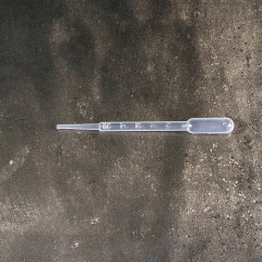 Пипетка Пастера 3 мл, 150 мм, нестерильная, градуированная, п/э, FL Medical, 500 шт/уп.