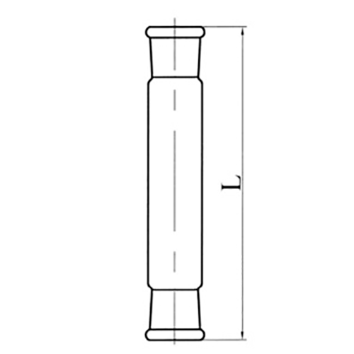 Элемент прямой с двумя муфтами ЭП1-29/32-185