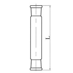 Элемент прямой с двумя муфтами ЭП1-29/32-185