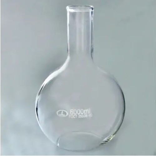 Колба плоскодонная П-2-6000-65 с цилиндрической горловиной