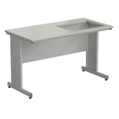 Приставка для весового стола 1500х750х900 мм, раб. поверхность - ЛАМИНАТ СЕРЫЙ