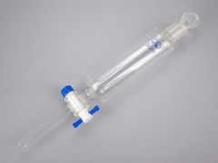 Воронка делительная цилиндрическая ВД-1-60 с краном ПТФЭ
