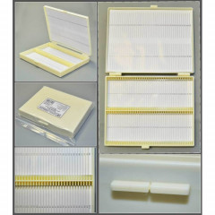 Штатив-бокс для предметных стекол на 100 штук, п/с