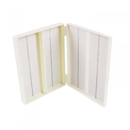 Штатив-бокс для предметных стекол на 100 штук, п/с