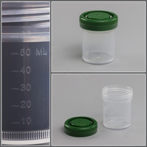 Контейнер для гистологии с завинчивающейся крышкой 60 мл, 47х58 мм, н/с, 500 шт/уп.