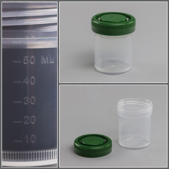Контейнер для гистологии с завинчивающейся крышкой 60 мл, 47х58 мм, н/с, 500 шт/уп.