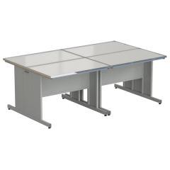 Стол островной 2424х1500х900 мм, раб. поверхность - LABGRADE-лайт