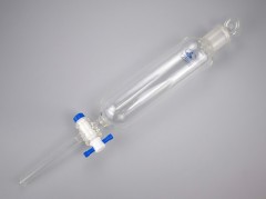 Воронка делительная цилиндрическая ВД-1-125 с краном ПТФЭ