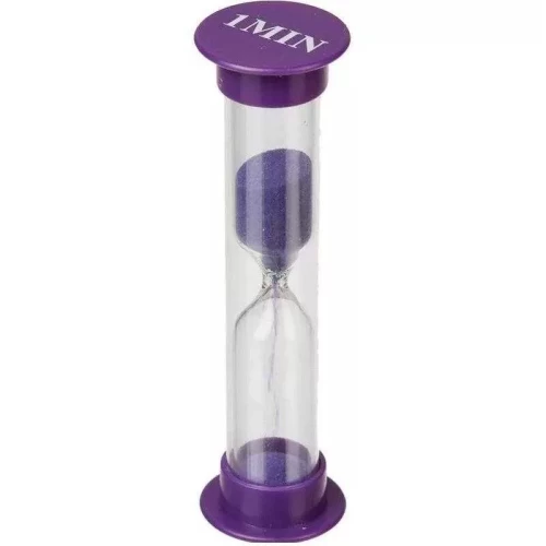 Часы песочные медицинские лабораторные 1 минута