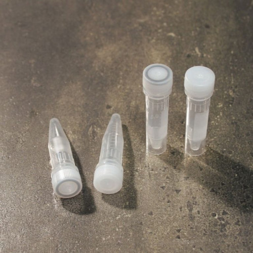 Пробирки микроцентрифужные (Эппендорфа) 2,0 мл с завинчивающейся крышкой, уплотнительным кольцом, стерильные, Aptaca, 500 шт/уп.