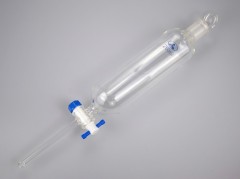 Воронка делительная цилиндрическая ВД-1-250 с краном ПТФЭ