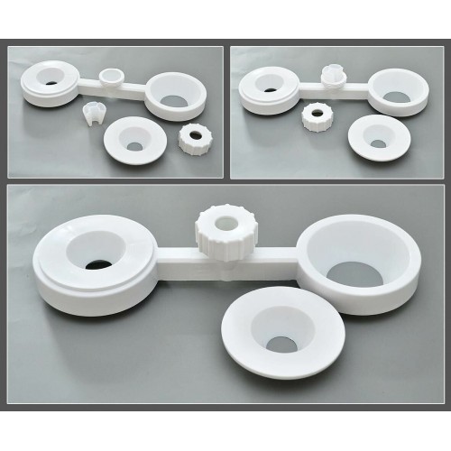 Держатель для воронок от 25 мм до 170 мм, двойной, п/п, Kartell