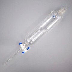 Воронка делительная цилиндрическая ВД-1-1000 с краном ПТФЭ