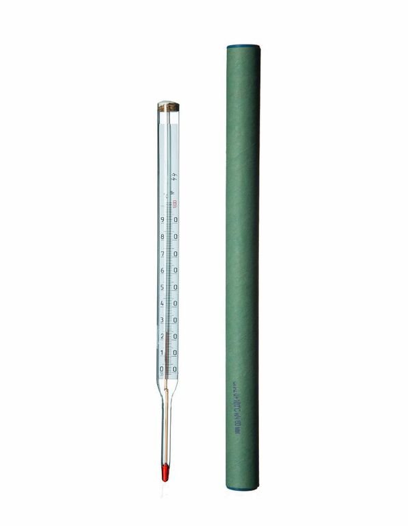 Термометр специальный прямой СП-2П №1 (0...+50), НЧ 400 мм