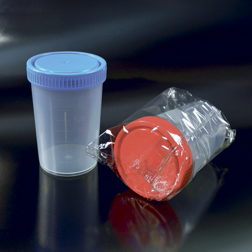 Контейнер лабораторный для взятия проб 200 мл, стерильный, с завинчивающейся крышкой, индивидуальная упаковка, Aptaca, 200 шт/уп.