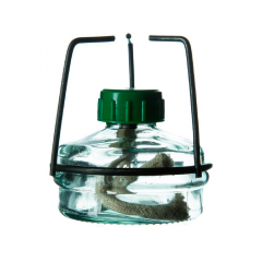 Спиртовка СЛ-2, V=100 мл, с металлической оправой