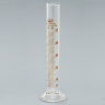Цилиндр мерный 1-50-2 с носиком на стеклянном основании