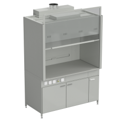 Шкаф вытяжной без подвода воды 1500х900х2145 мм, раб. поверхность - DURCON