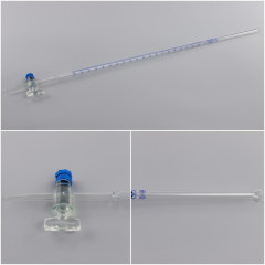 Бюретка 1-1-2-10-0,05 с краном, кран с резьбовым уплотнением ГОСТ 29251-91